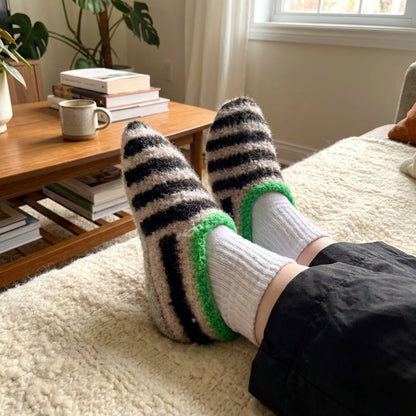 Strickmuster Sailor Slippers