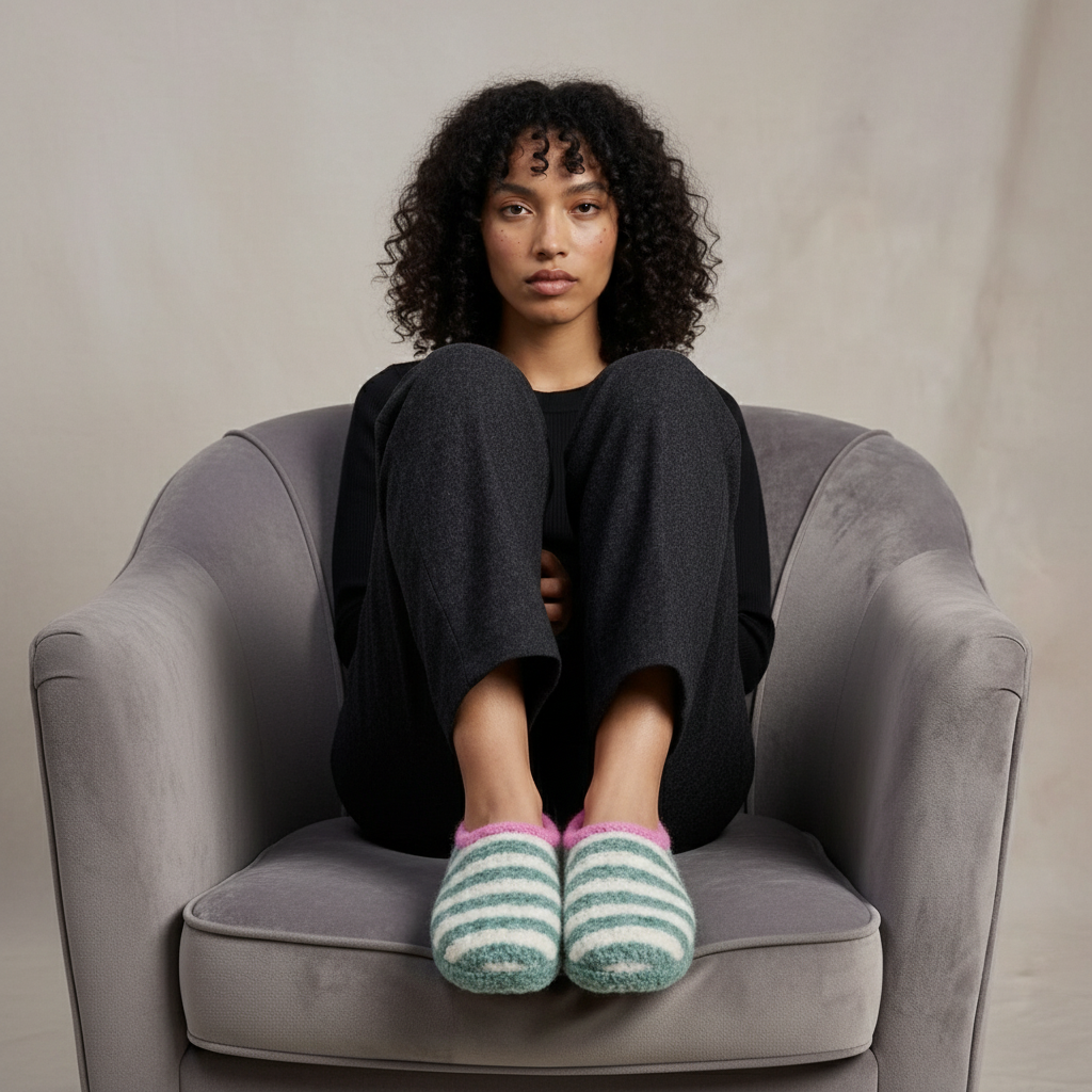 Strickmuster Sailor Slippers