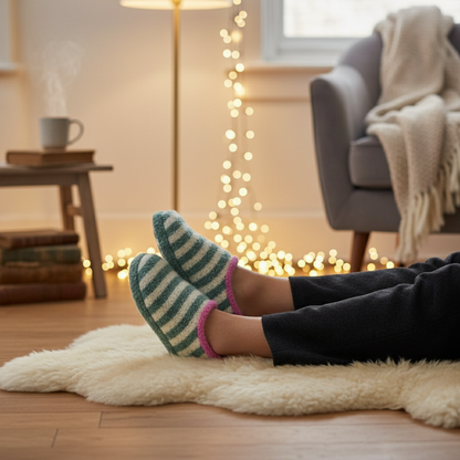 Strickmuster Sailor Slippers