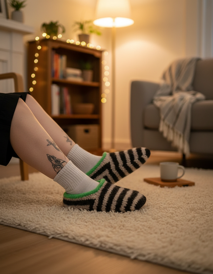 Strickmuster Sailor Slippers